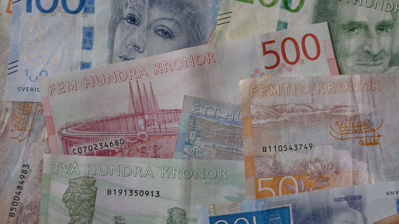 švédské peníze